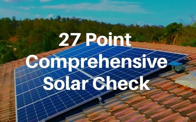 27 point solar inspection
