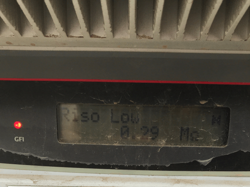 riso low aurora inverter issue