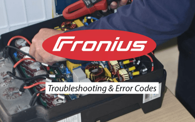 Fronius Inverter Error Codes: A User’s Guide For A Fast Fix